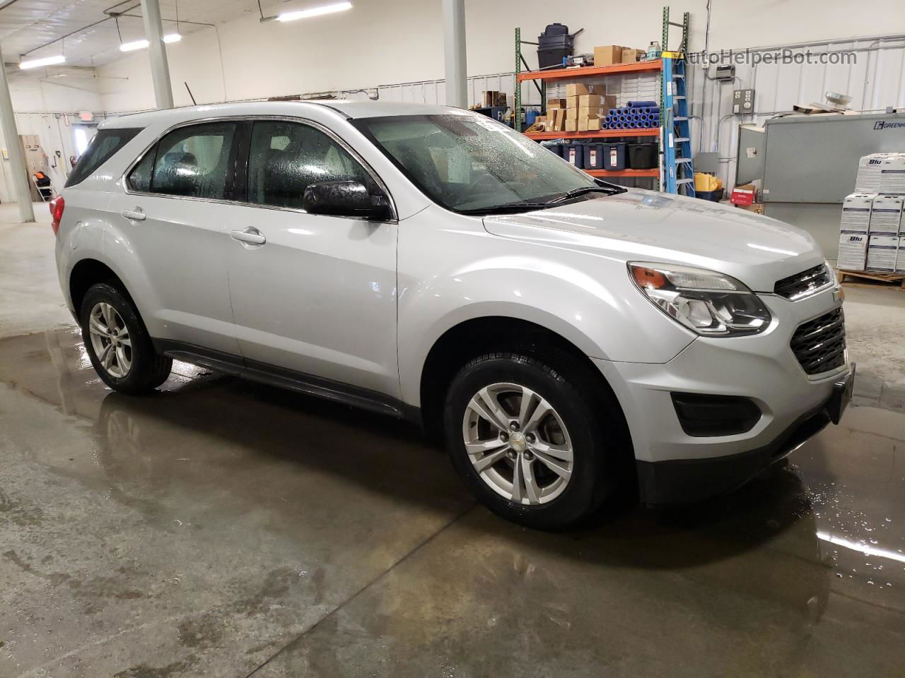 2016 Chevrolet Equinox Ls Silver vin: 2GNALBEK9G1176049