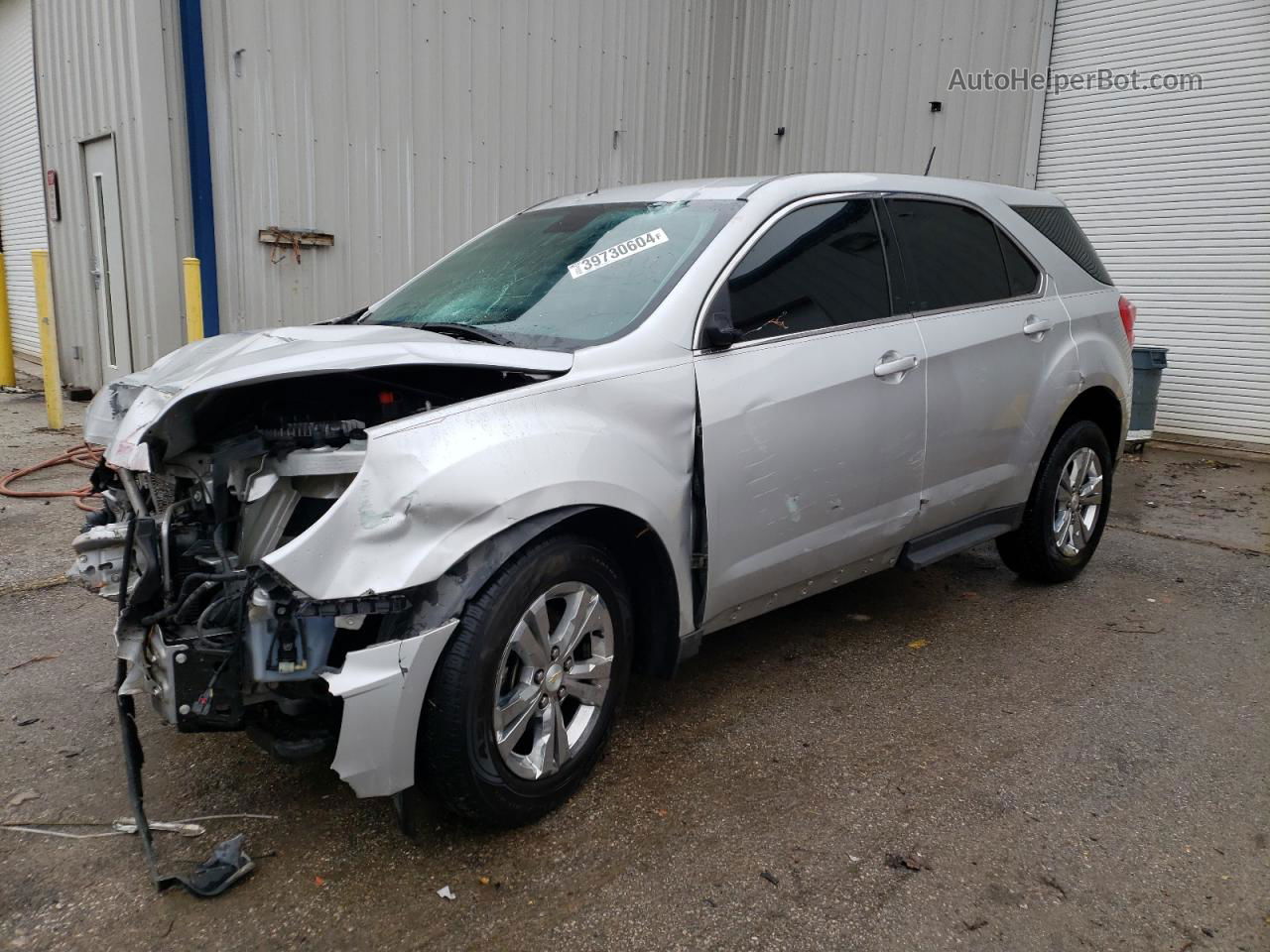 2016 Chevrolet Equinox Ls Silver vin: 2GNALBEK9G1176875