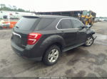 2016 Chevrolet Equinox Ls Black vin: 2GNALBEK9G6106201