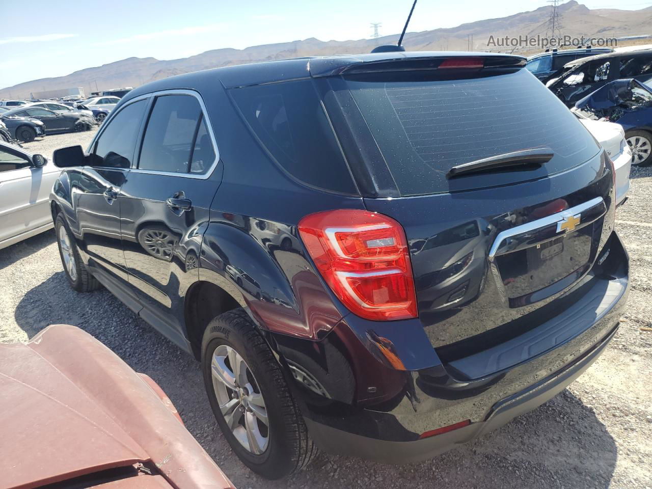 2016 Chevrolet Equinox Ls Blue vin: 2GNALBEK9G6238357