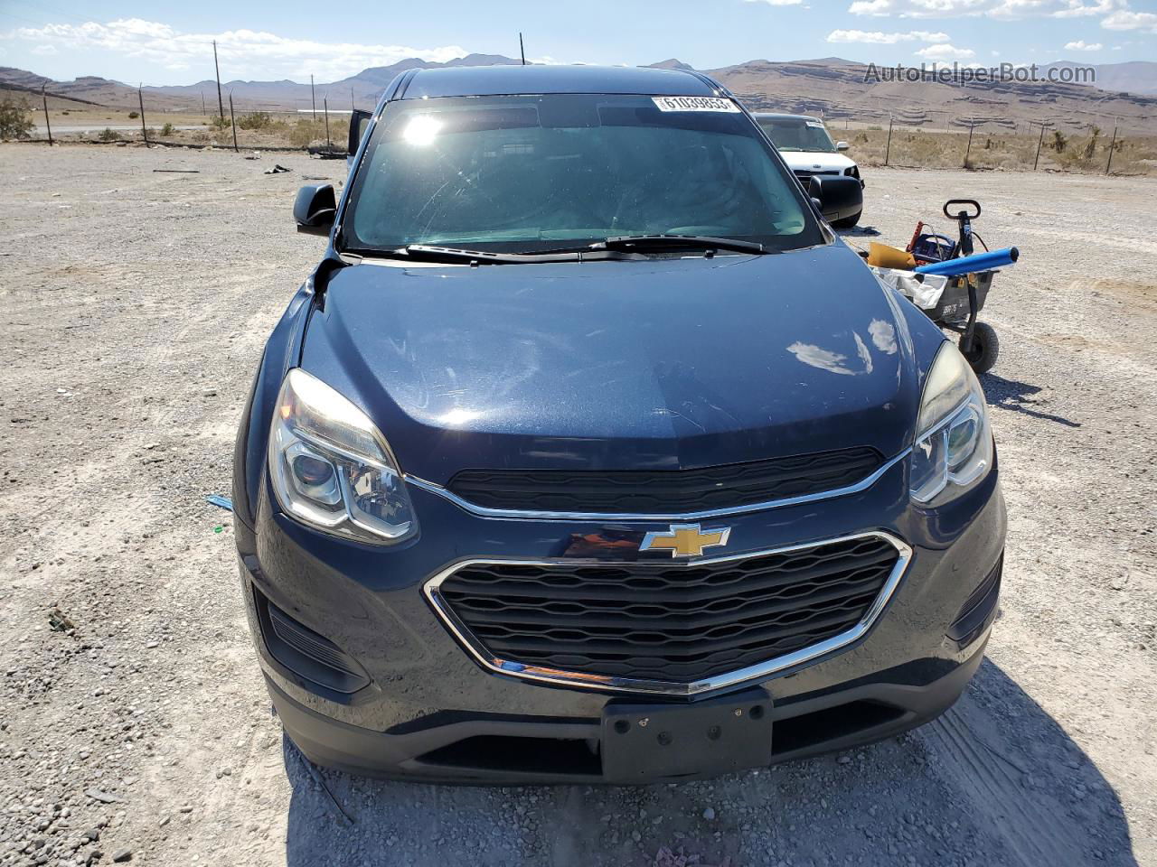 2016 Chevrolet Equinox Ls Blue vin: 2GNALBEK9G6238357