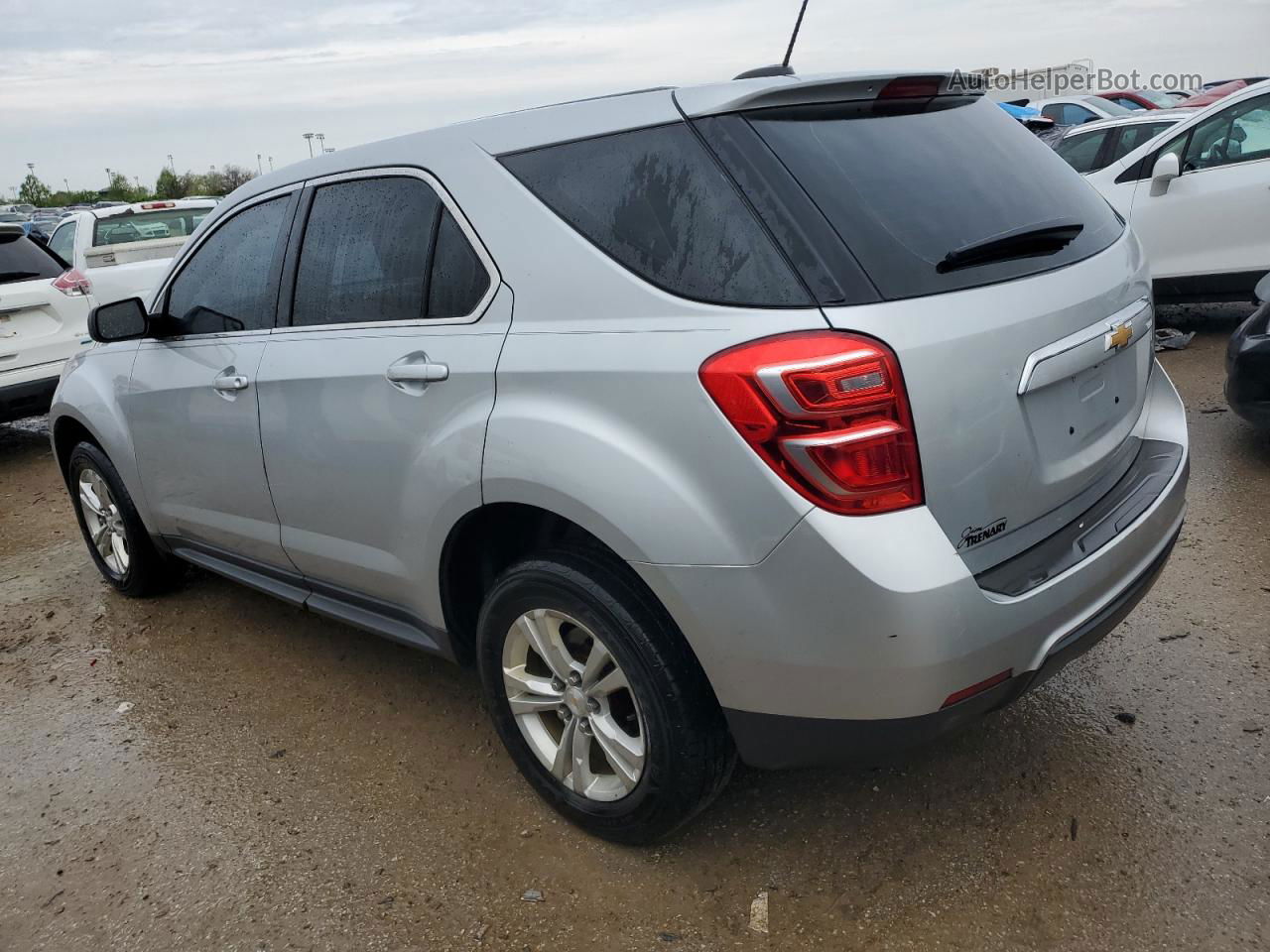 2016 Chevrolet Equinox Ls Silver vin: 2GNALBEK9G6346302