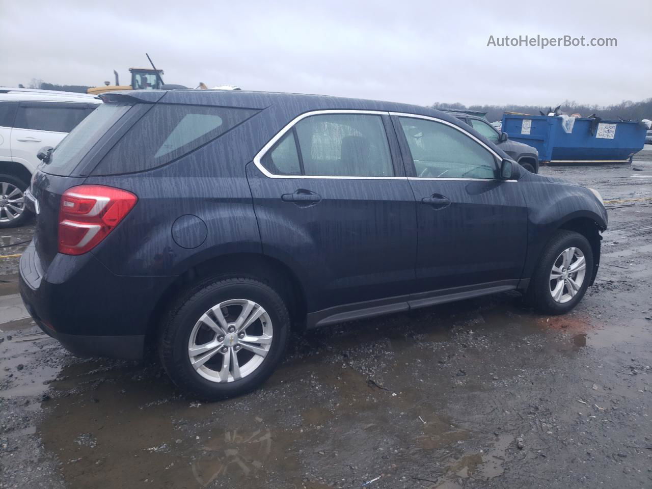 2017 Chevrolet Equinox Ls Blue vin: 2GNALBEK9H1527687