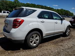 2017 Chevrolet Equinox Ls White vin: 2GNALBEK9H1574010