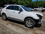 2017 Chevrolet Equinox Ls White vin: 2GNALBEK9H1574010