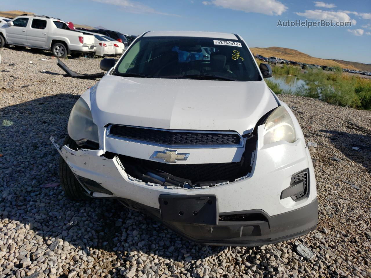 2012 Chevrolet Equinox Ls Белый vin: 2GNALBEKXC1260410