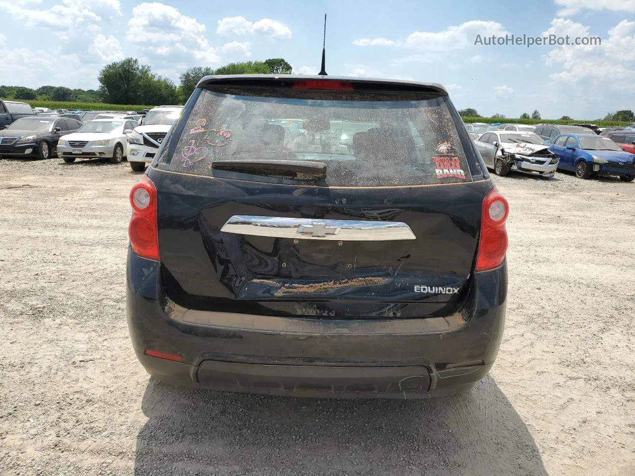 2012 Chevrolet Equinox Ls Black vin: 2GNALBEKXC1287381