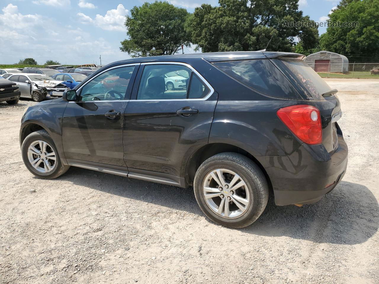 2012 Chevrolet Equinox Ls Black vin: 2GNALBEKXC1287381