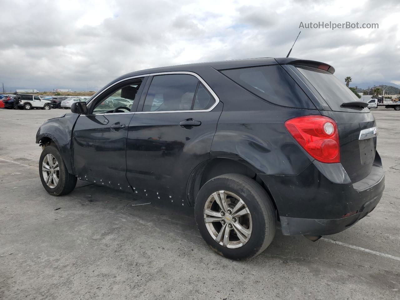 2012 Chevrolet Equinox Ls Black vin: 2GNALBEKXC6214434