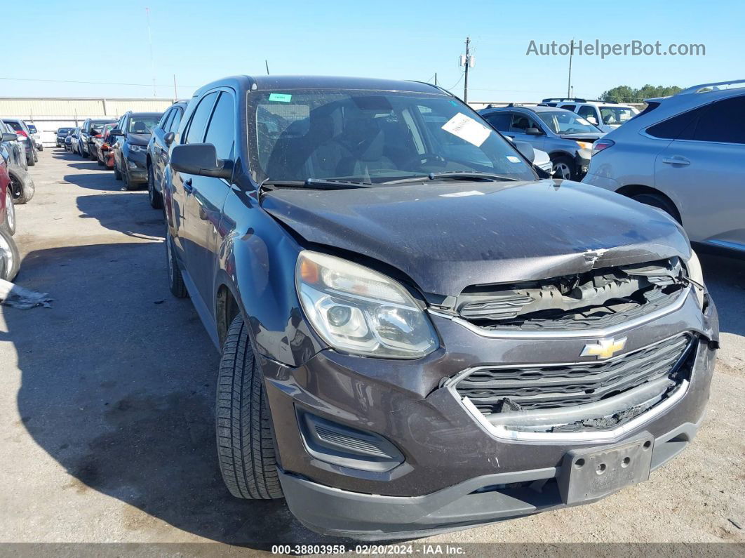 2016 Chevrolet Equinox Ls Gray vin: 2GNALBEKXG6205478