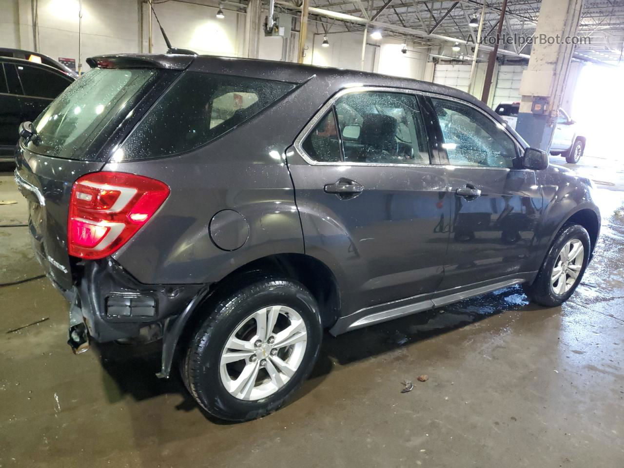 2016 Chevrolet Equinox Ls Gray vin: 2GNALBEKXG6320923