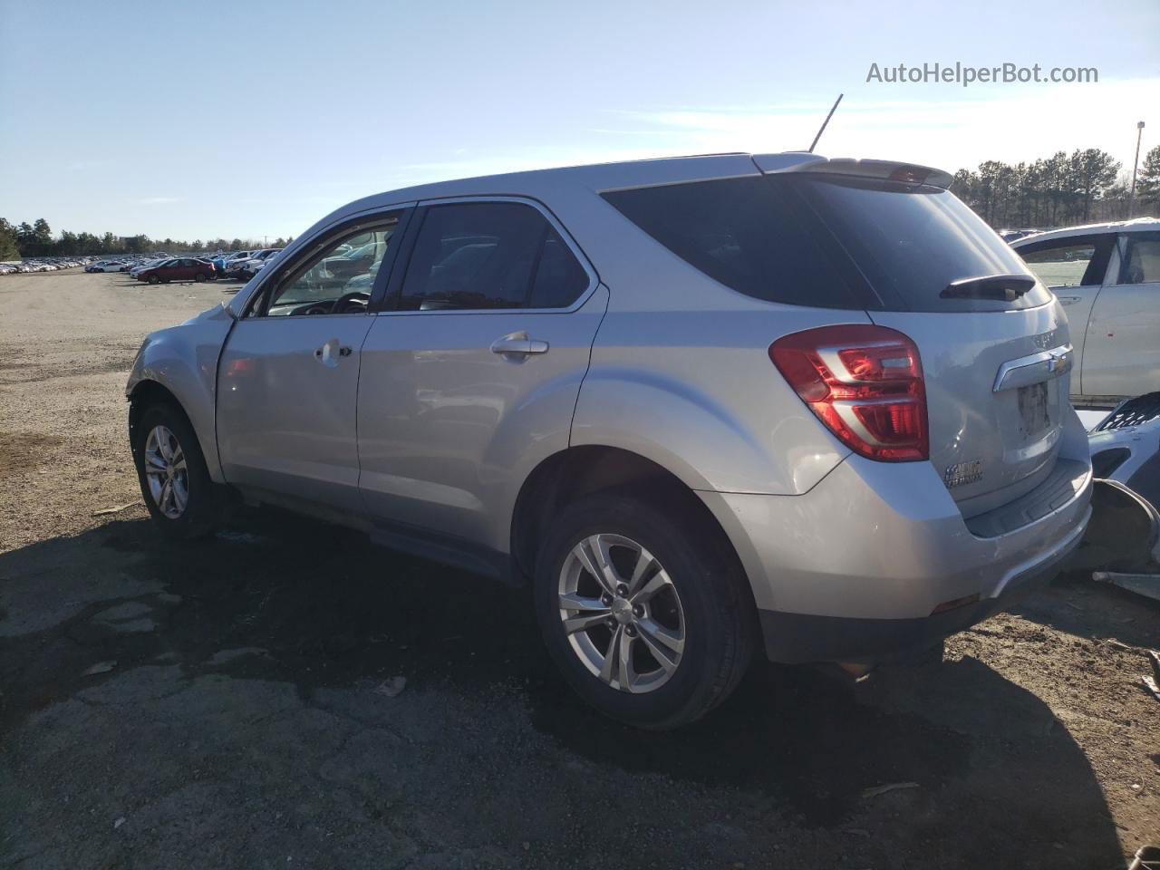 2017 Chevrolet Equinox Ls Gray vin: 2GNALBEKXH1505696