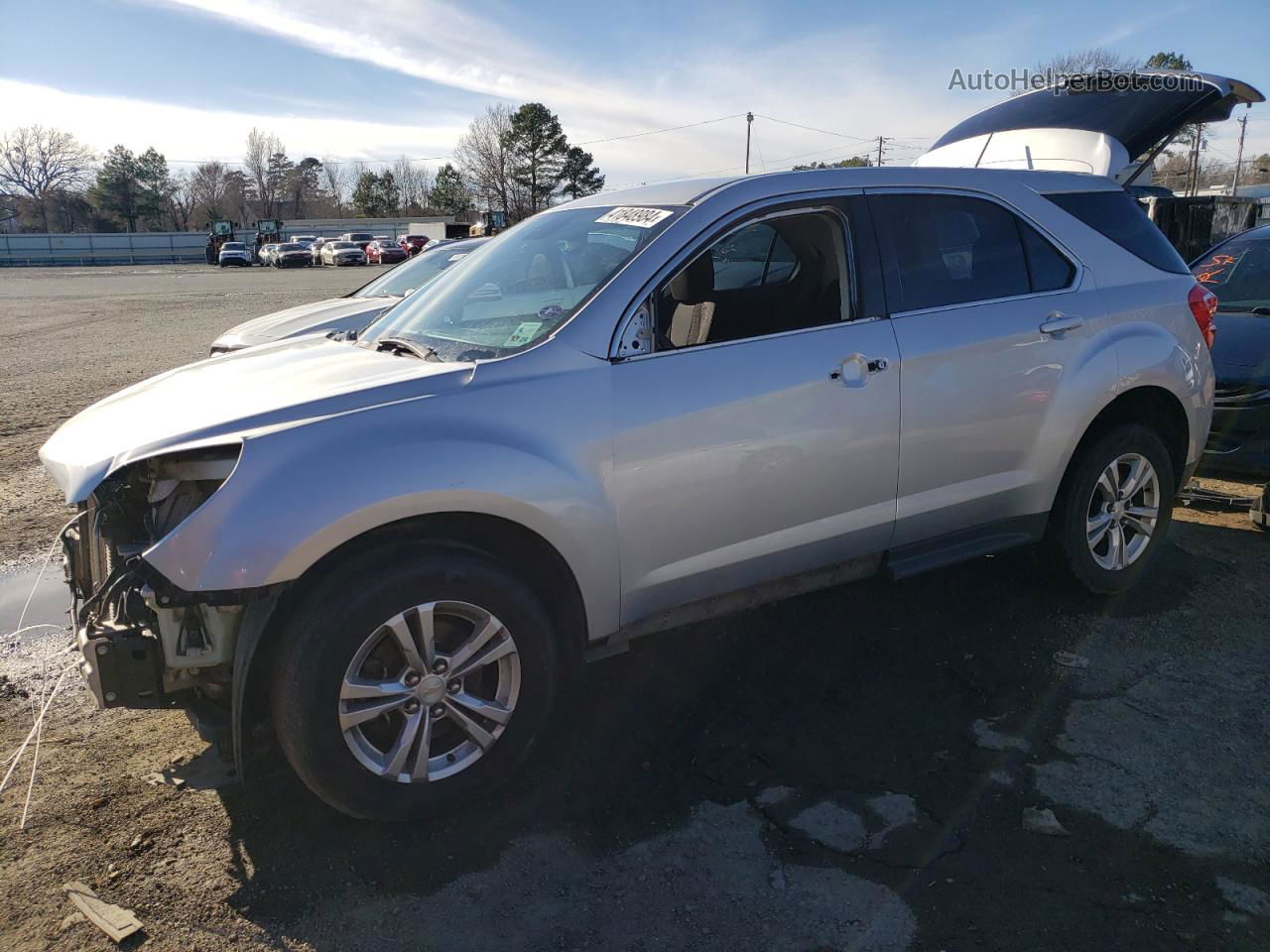 2017 Chevrolet Equinox Ls Gray vin: 2GNALBEKXH1505696