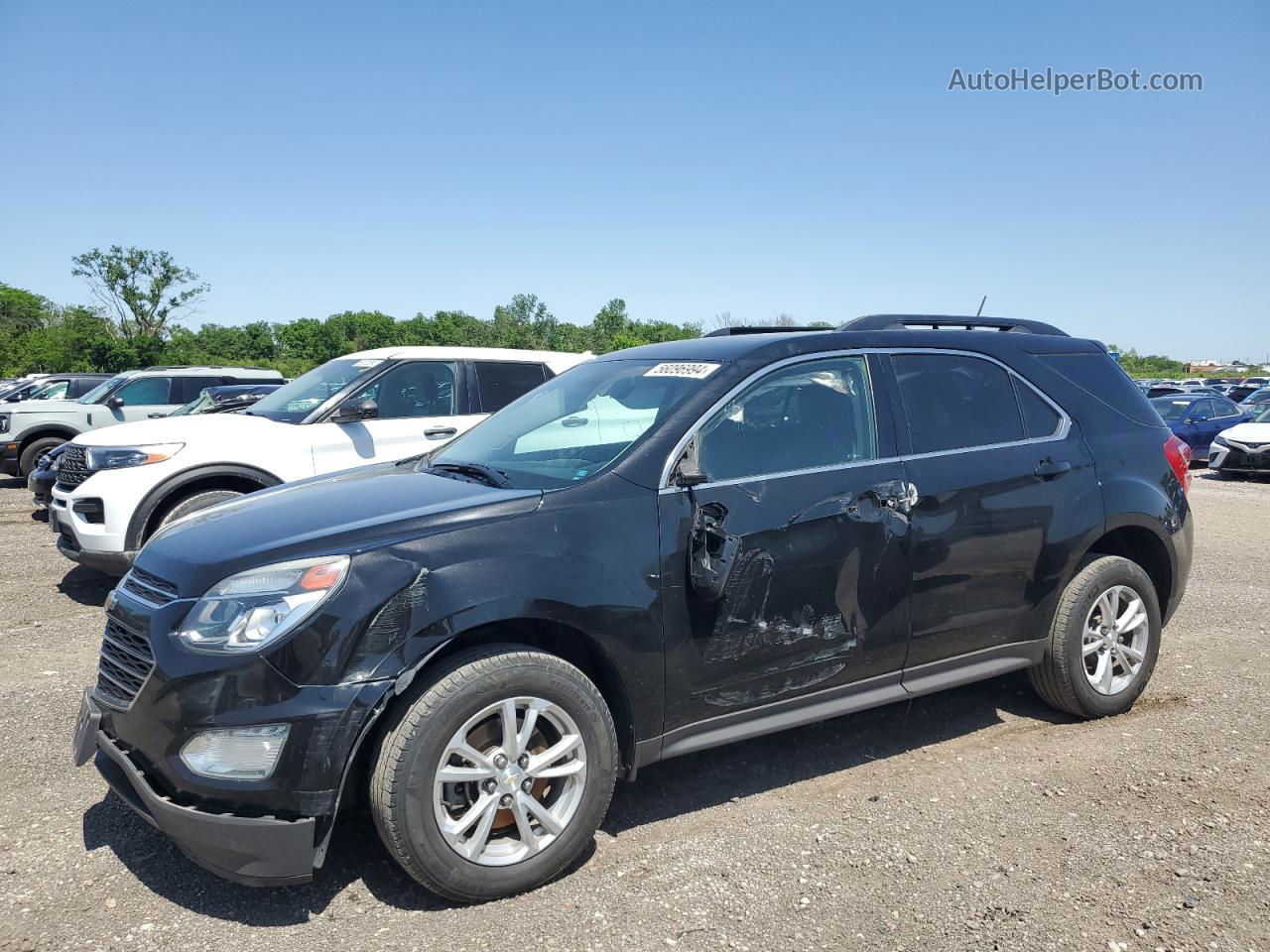 2016 Chevrolet Equinox Lt Black vin: 2GNALCEK0G1125027