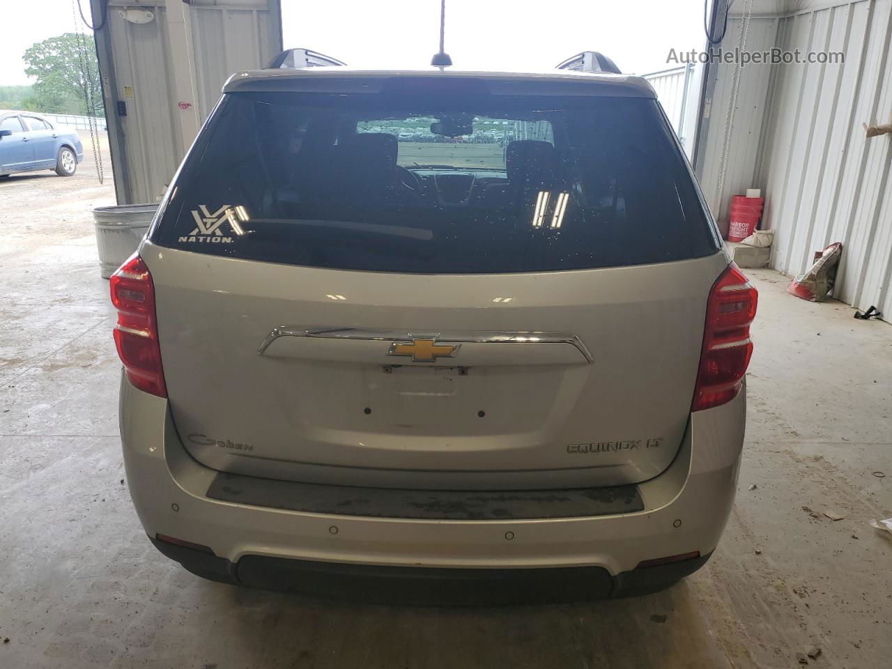 2016 Chevrolet Equinox Lt Silver vin: 2GNALCEK0G1164653