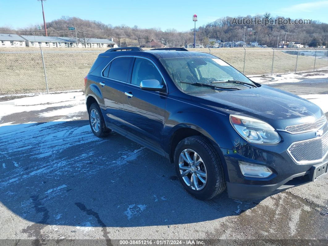 2016 Chevrolet Equinox Lt Dark Blue vin: 2GNALCEK0G1174695