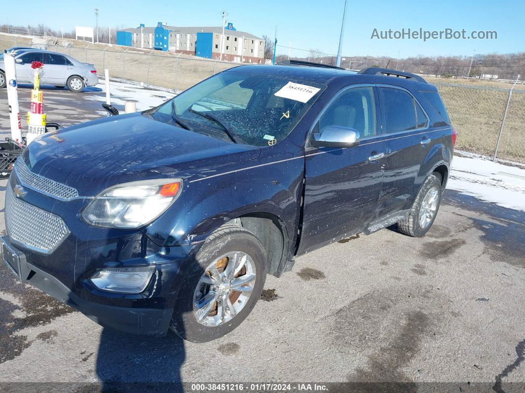 2016 Chevrolet Equinox Lt Dark Blue vin: 2GNALCEK0G1174695