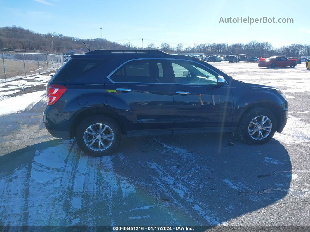 2016 Chevrolet Equinox Lt Dark Blue vin: 2GNALCEK0G1174695