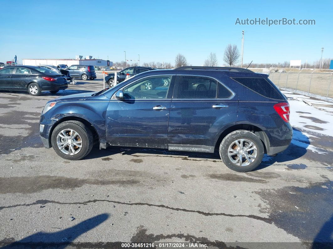 2016 Chevrolet Equinox Lt Dark Blue vin: 2GNALCEK0G1174695