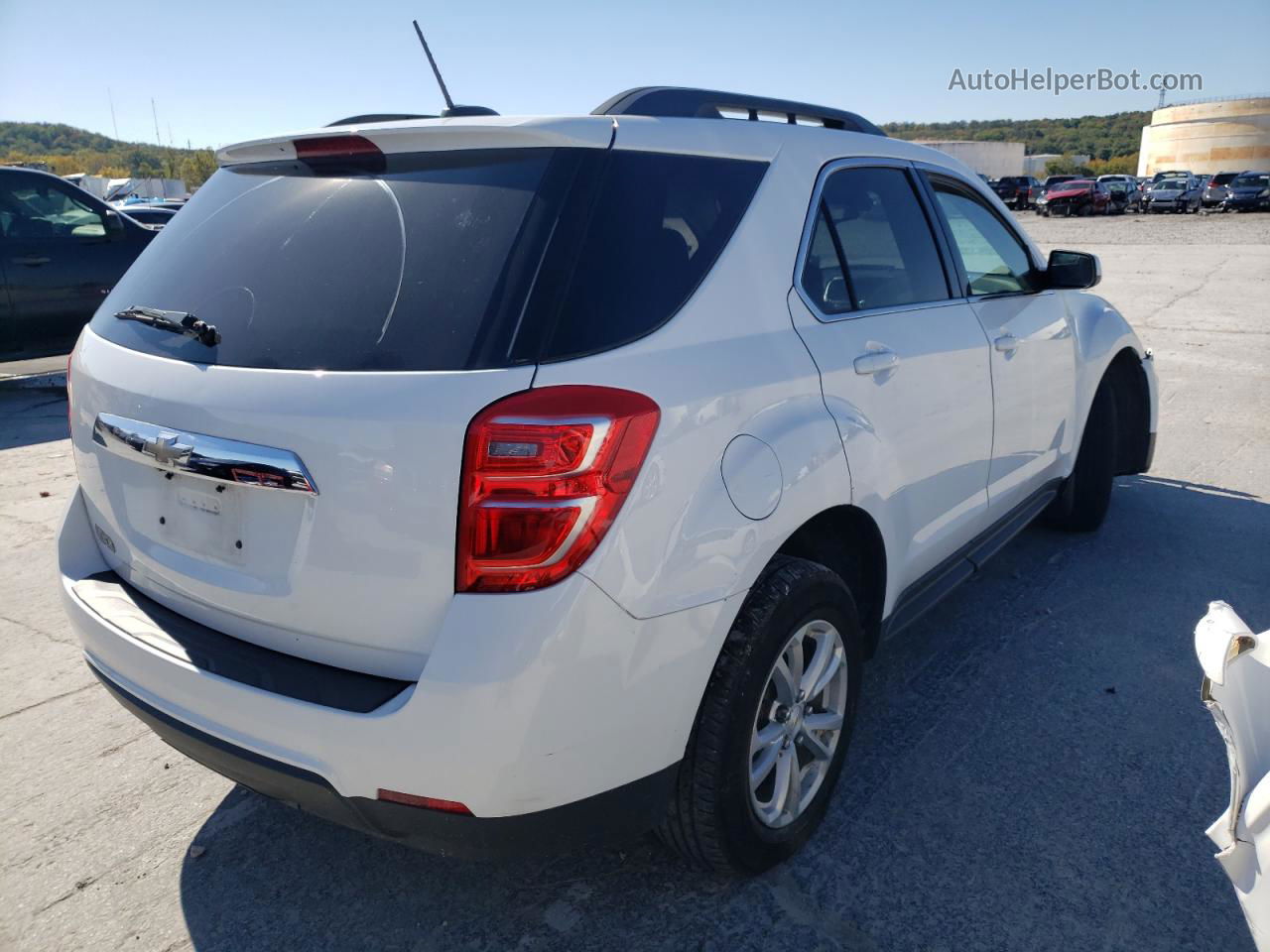 2016 Chevrolet Equinox Lt White vin: 2GNALCEK0G6289588