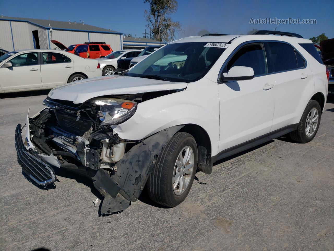 2016 Chevrolet Equinox Lt Белый vin: 2GNALCEK0G6289588