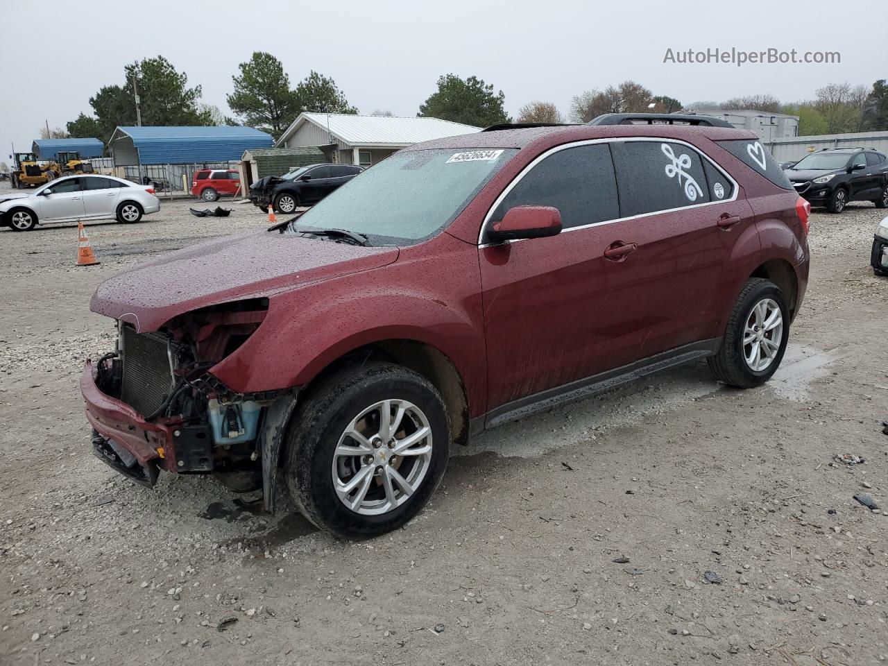 2017 Chevrolet Equinox Lt Red vin: 2GNALCEK0H1517250