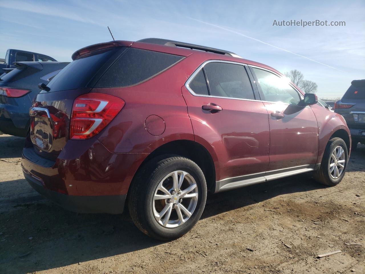 2017 Chevrolet Equinox Lt Red vin: 2GNALCEK0H1587377