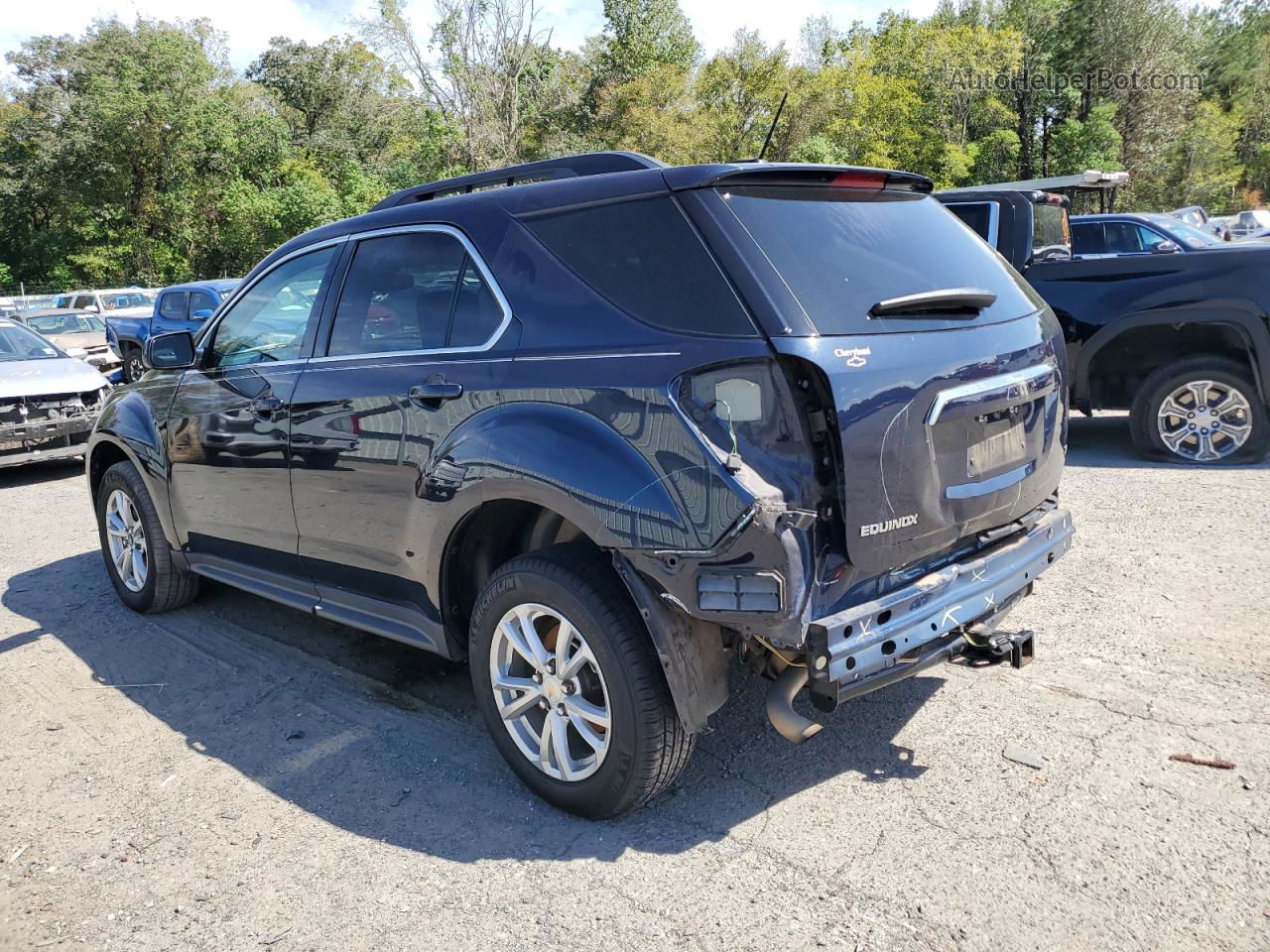 2017 Chevrolet Equinox Lt Blue vin: 2GNALCEK0H6104361