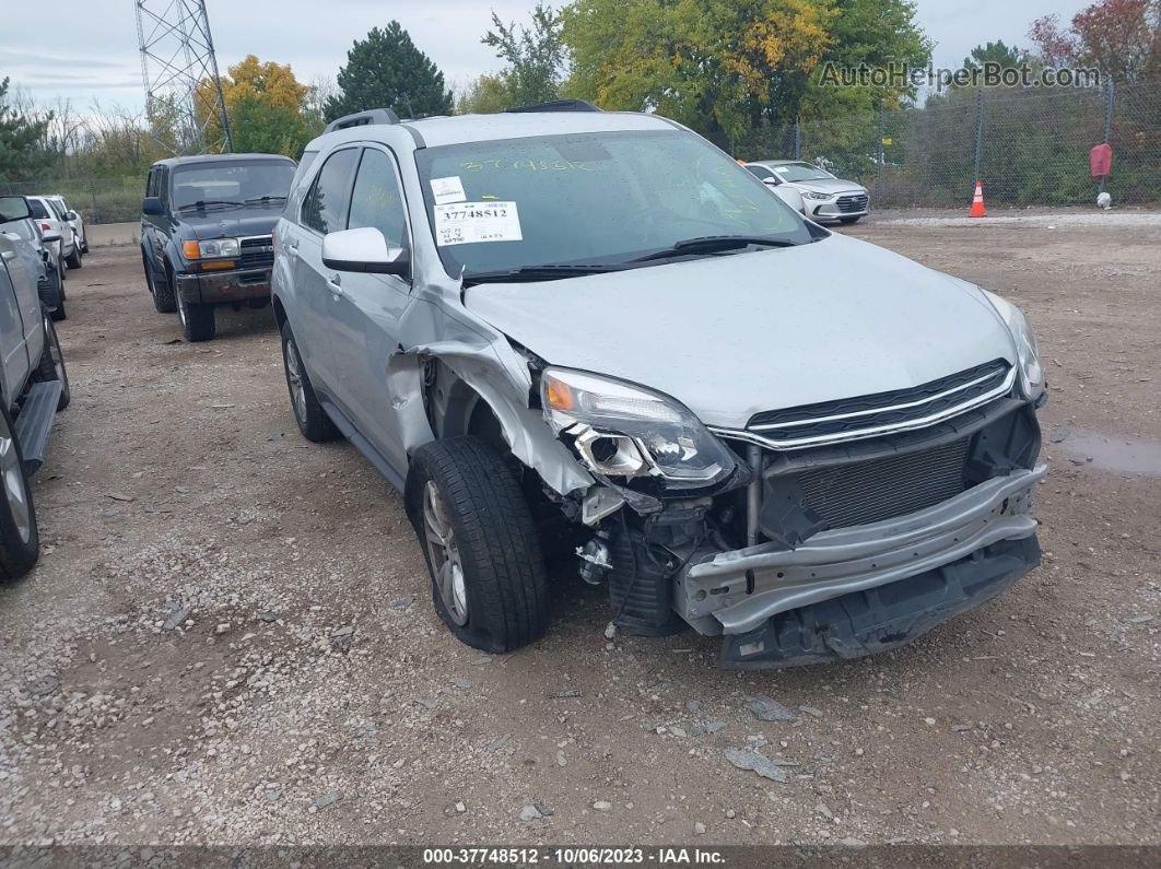 2017 Chevrolet Equinox Lt Silver vin: 2GNALCEK0H6217498