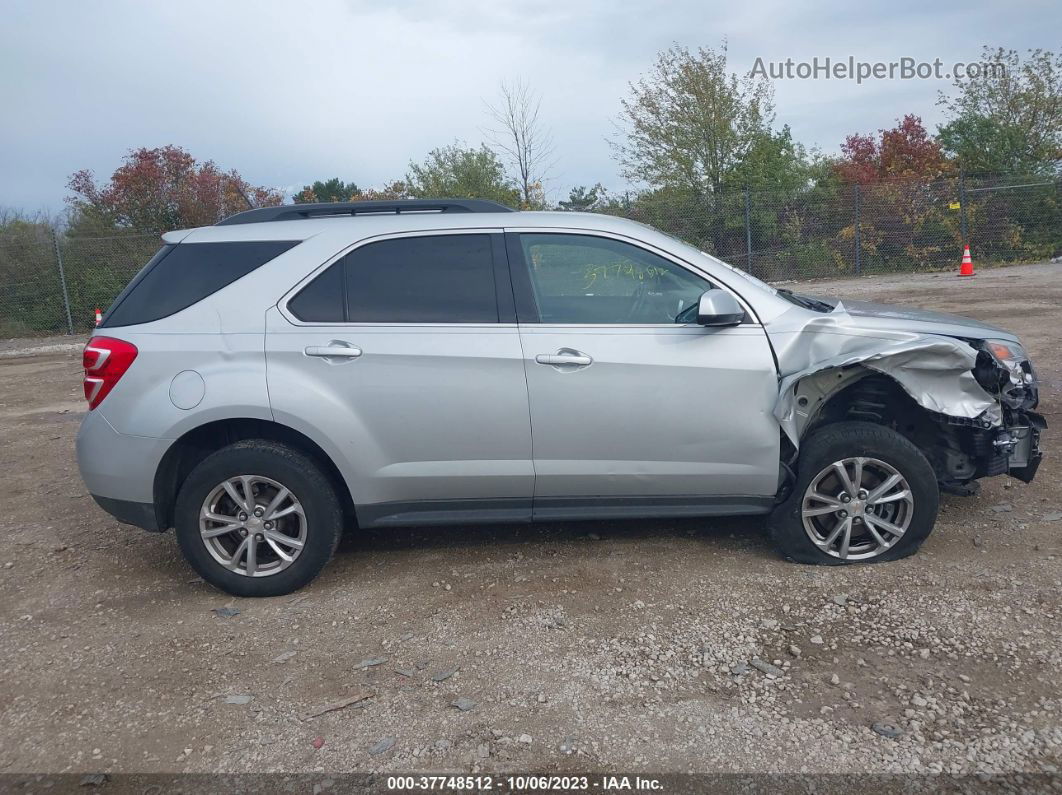 2017 Chevrolet Equinox Lt Silver vin: 2GNALCEK0H6217498