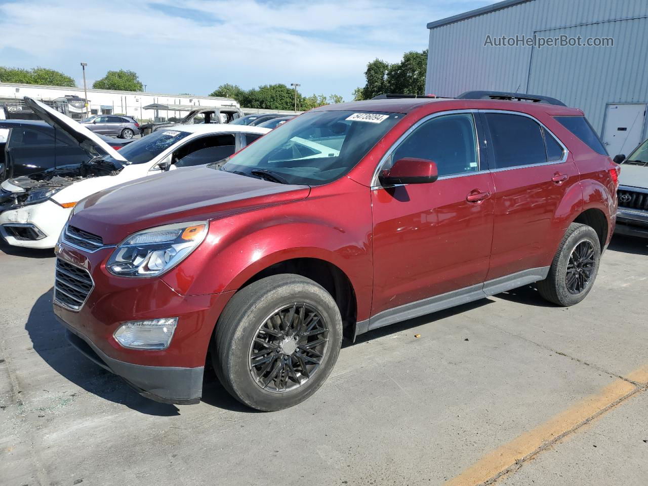 2016 Chevrolet Equinox Lt Maroon vin: 2GNALCEK1G1130530