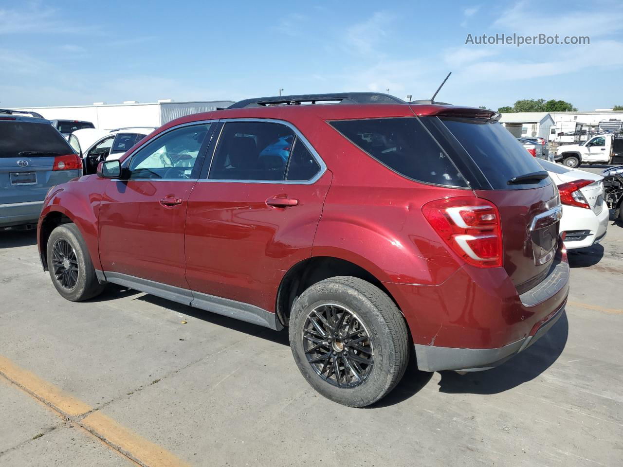 2016 Chevrolet Equinox Lt Maroon vin: 2GNALCEK1G1130530