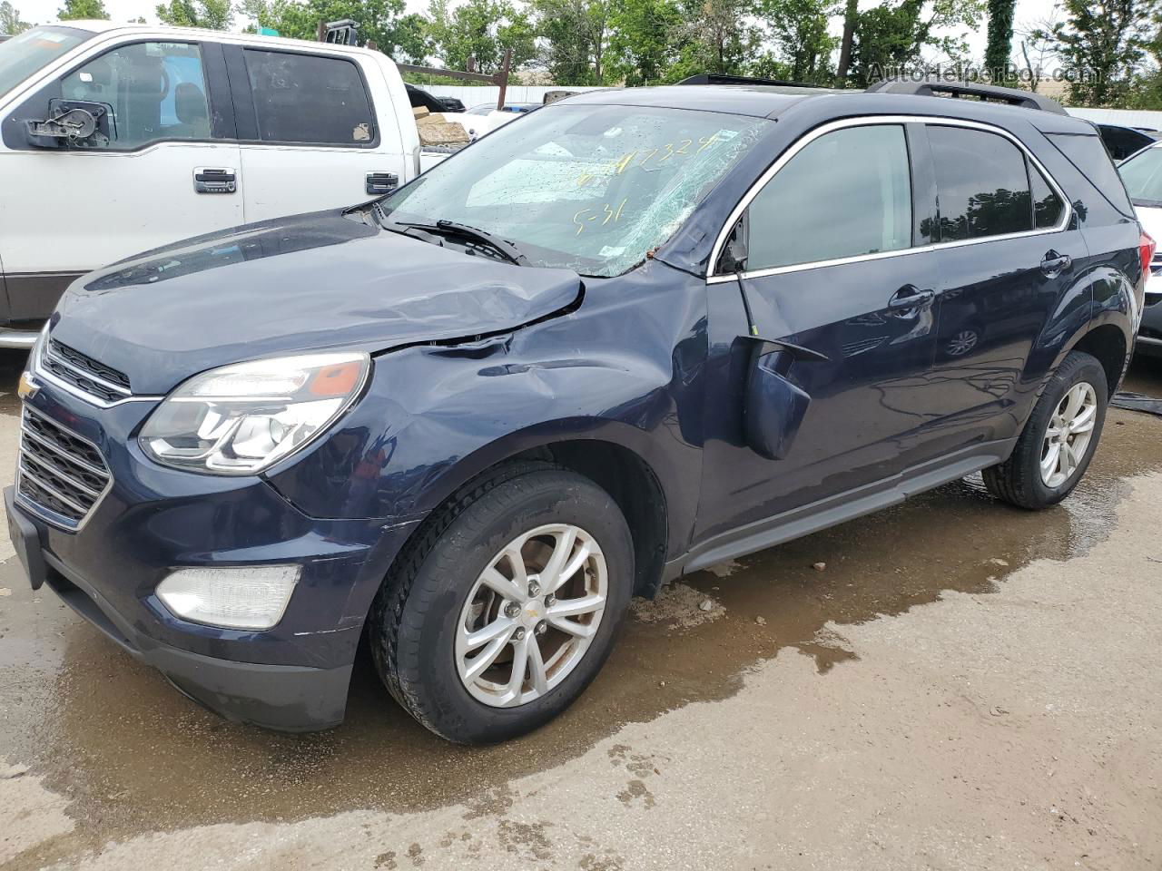 2016 Chevrolet Equinox Lt Blue vin: 2GNALCEK1G1143424