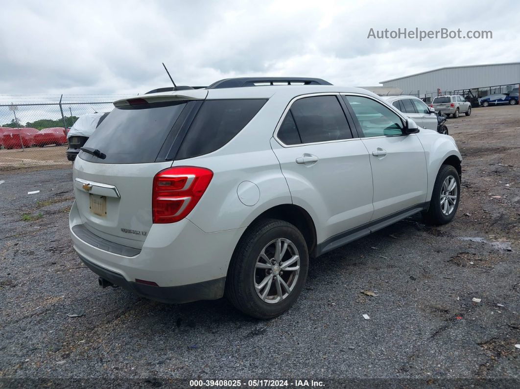 2016 Chevrolet Equinox Lt White vin: 2GNALCEK1G1149529