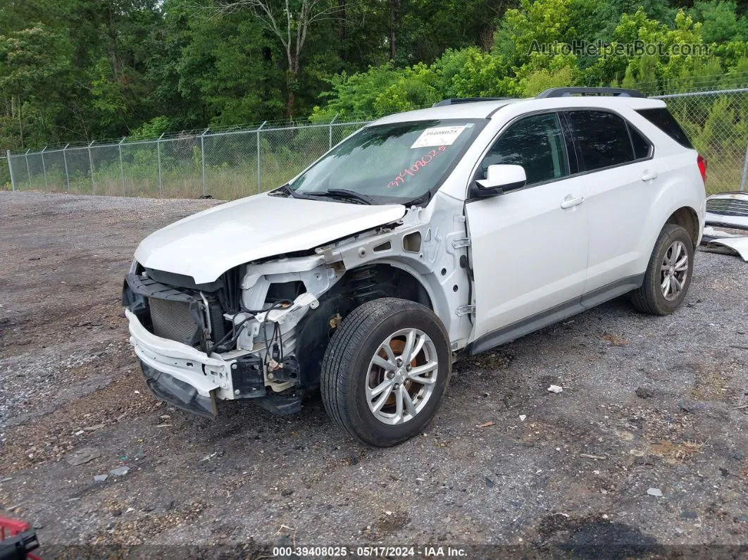 2016 Chevrolet Equinox Lt White vin: 2GNALCEK1G1149529