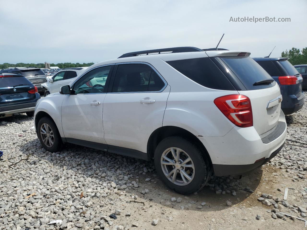 2016 Chevrolet Equinox Lt White vin: 2GNALCEK1G6103119