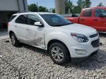 2016 Chevrolet Equinox Lt White vin: 2GNALCEK1G6103119