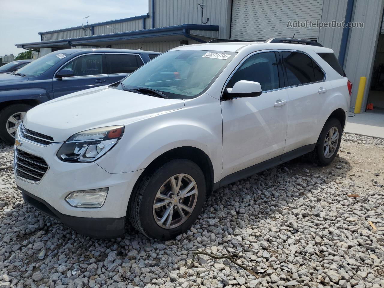 2016 Chevrolet Equinox Lt White vin: 2GNALCEK1G6103119