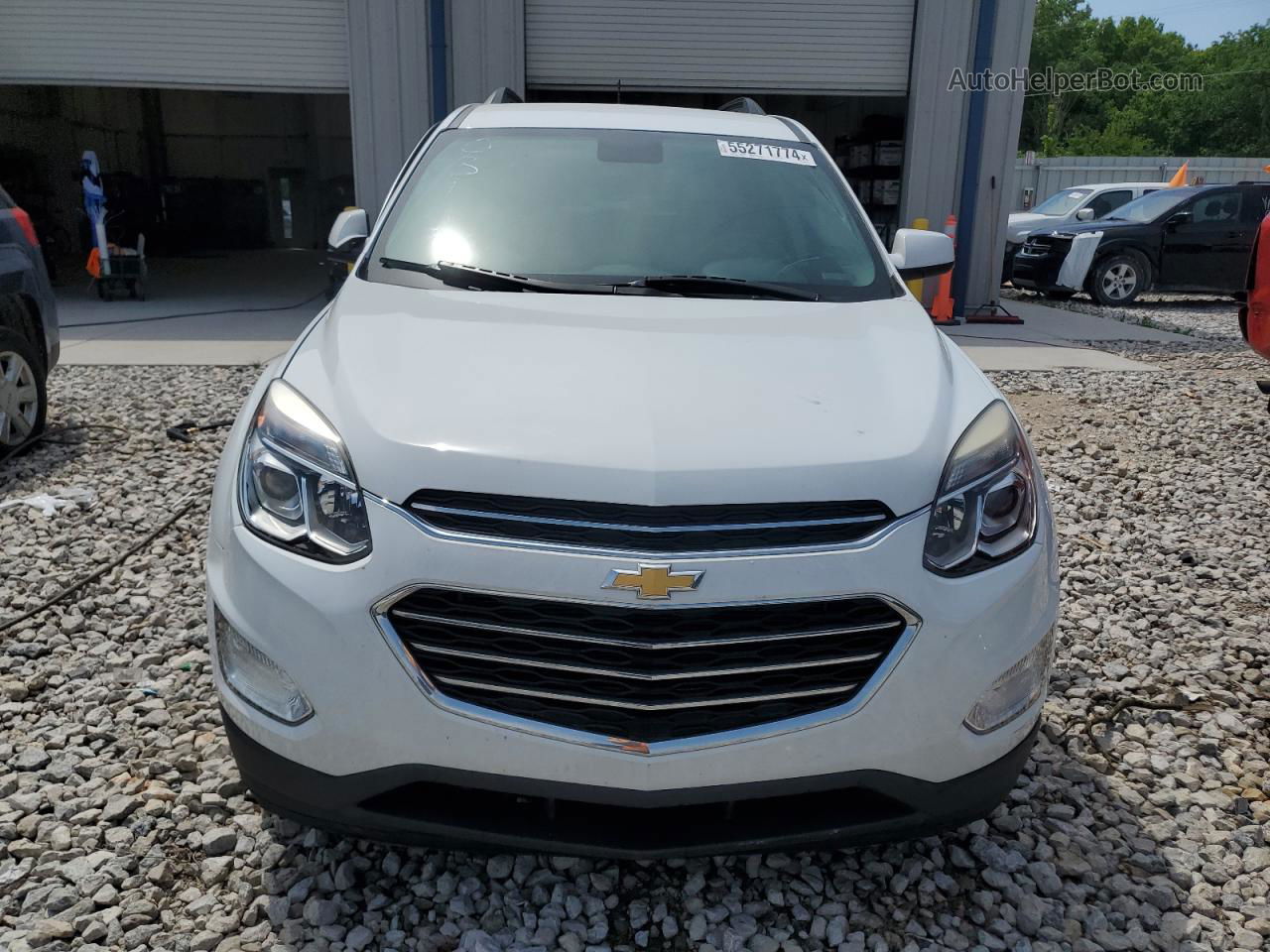 2016 Chevrolet Equinox Lt White vin: 2GNALCEK1G6103119