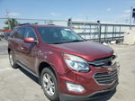 2017 Chevrolet Equinox Lt Red vin: 2GNALCEK1H1506676