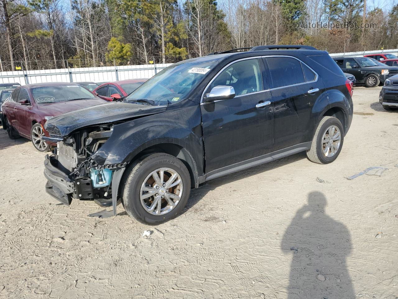 2017 Chevrolet Equinox Lt Black vin: 2GNALCEK1H1542612