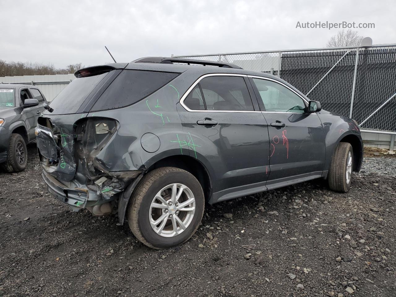 2017 Chevrolet Equinox Lt Gray vin: 2GNALCEK1H1582527