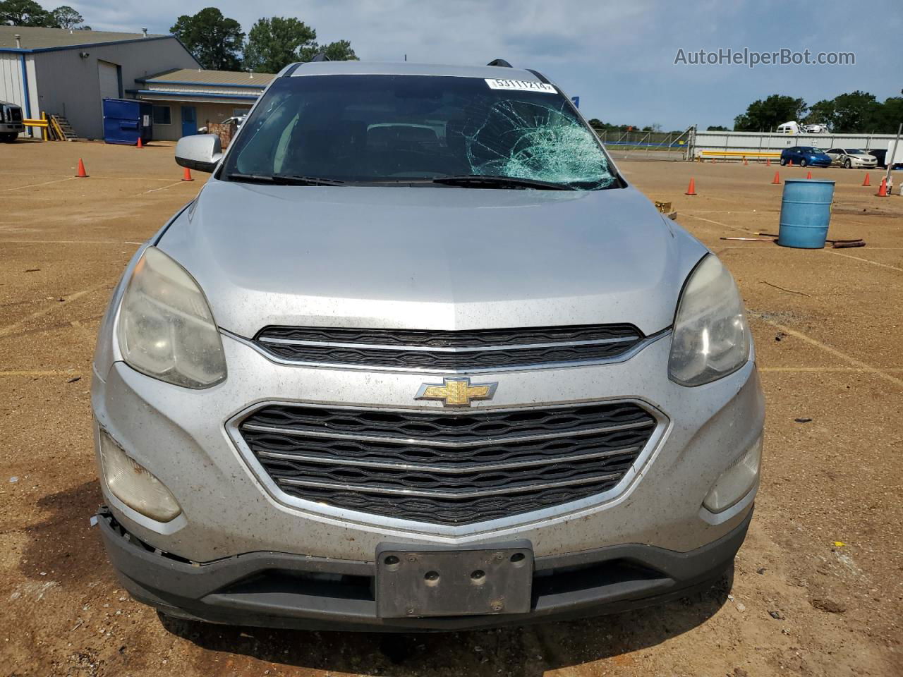 2017 Chevrolet Equinox Lt Silver vin: 2GNALCEK1H6177528