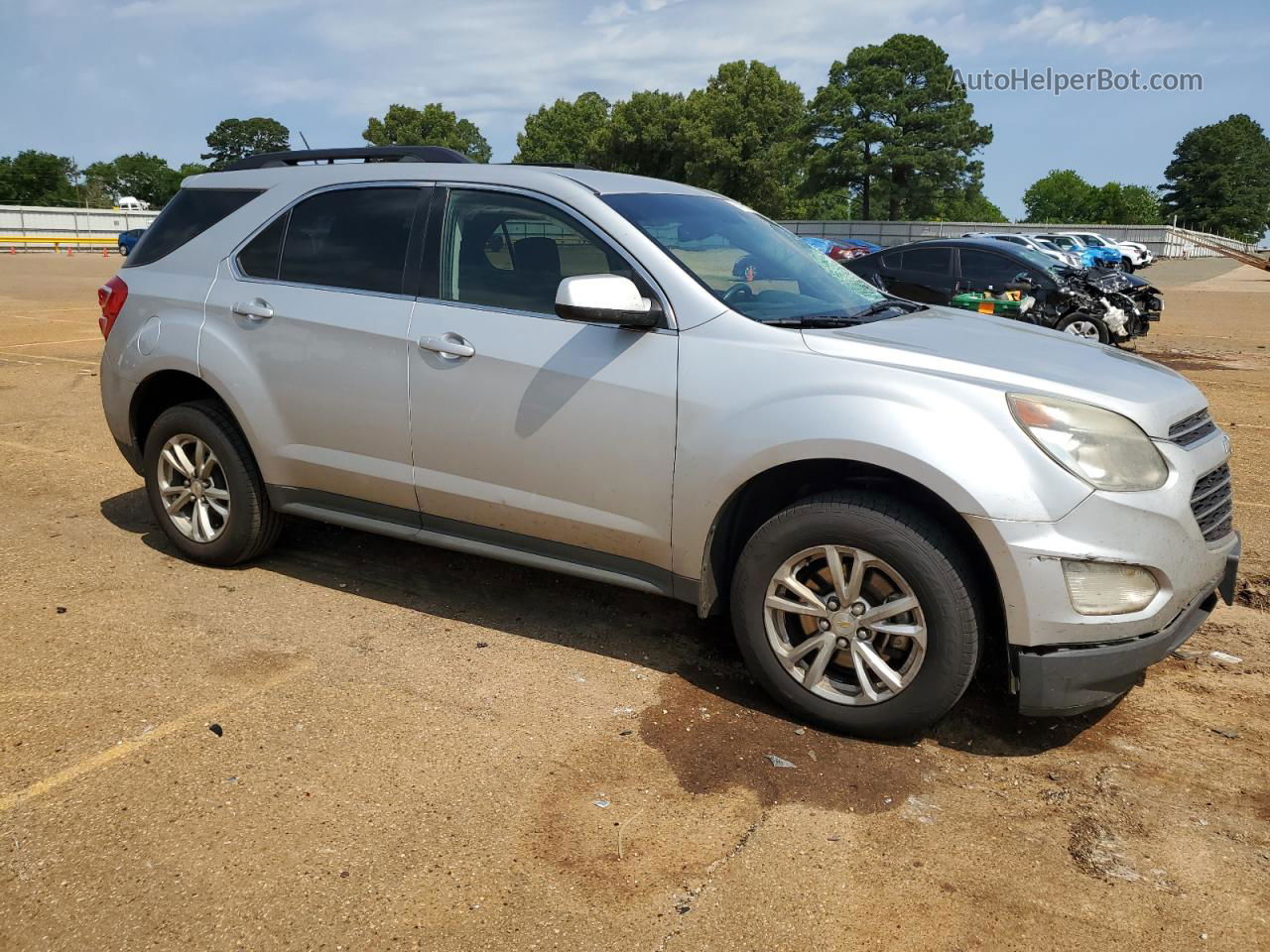 2017 Chevrolet Equinox Lt Silver vin: 2GNALCEK1H6177528