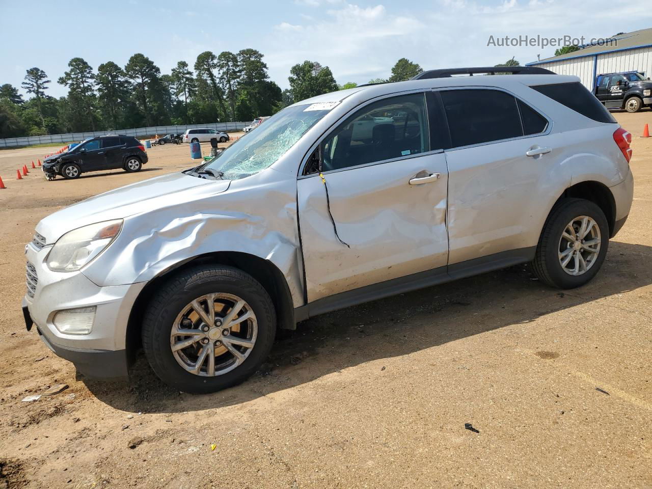 2017 Chevrolet Equinox Lt Silver vin: 2GNALCEK1H6177528