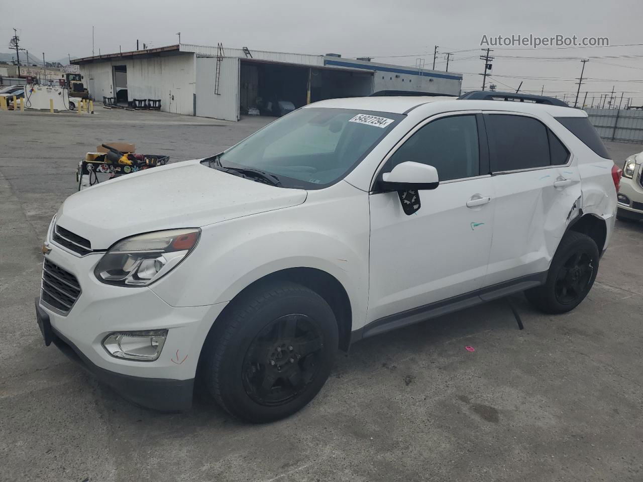 2017 Chevrolet Equinox Lt White vin: 2GNALCEK1H6179408