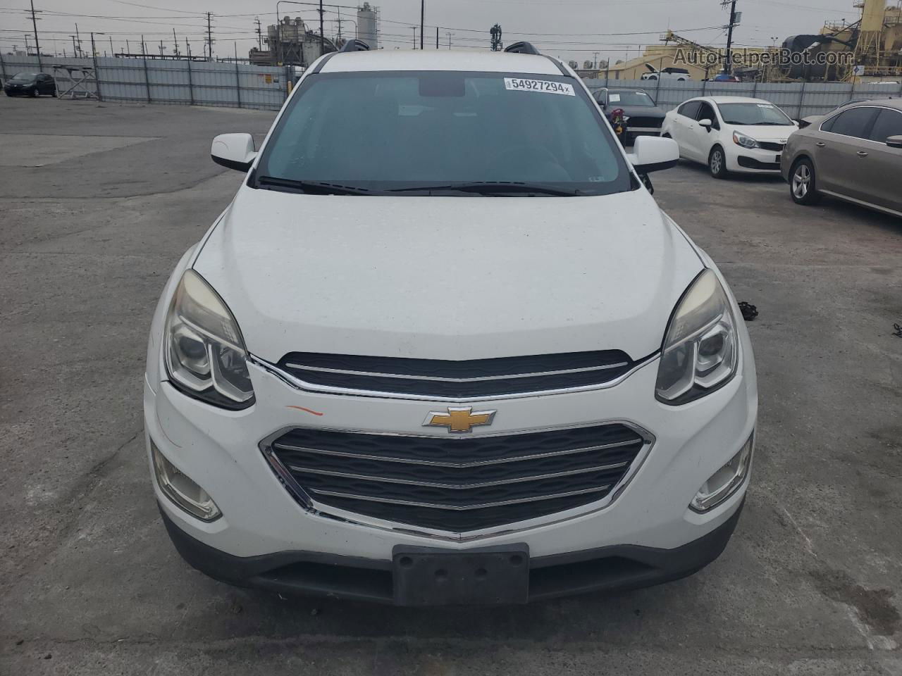 2017 Chevrolet Equinox Lt White vin: 2GNALCEK1H6179408