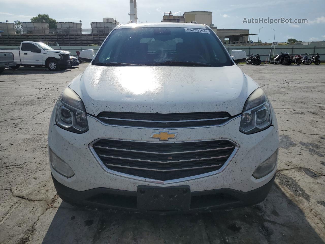 2017 Chevrolet Equinox Lt White vin: 2GNALCEK1H6250980