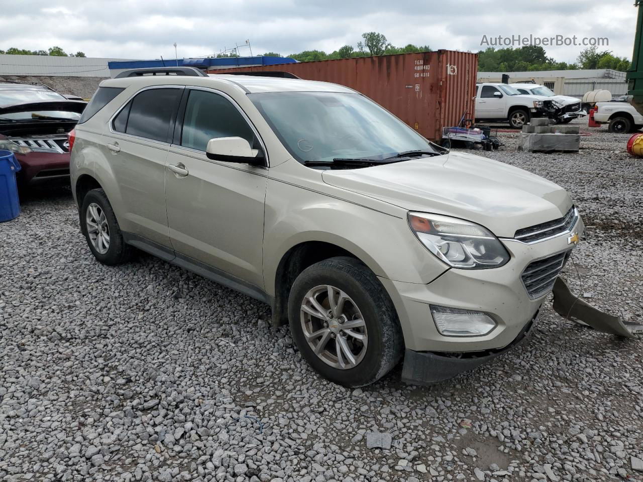 2016 Chevrolet Equinox Lt Beige vin: 2GNALCEK2G1113753