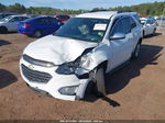 2016 Chevrolet Equinox Lt White vin: 2GNALCEK2G1179901